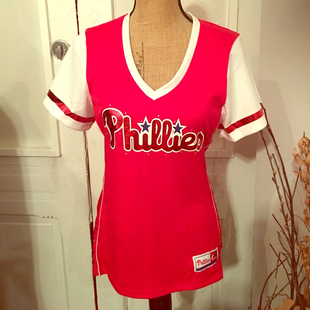 MLB V-neck Jersey Tee